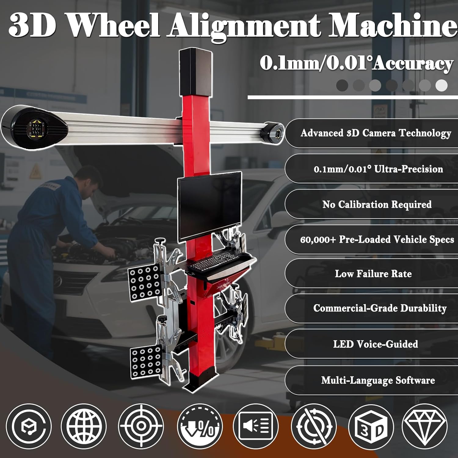 buy 3D wheel alignment machine,should I buy 3D wheel alignment machine,3D wheel alignment machine vs traditional,3D wheel alignment machine pros cons,best wheel alignment equipment for shop,3D wheel alignment machine worth buying unboxing and complete package contents