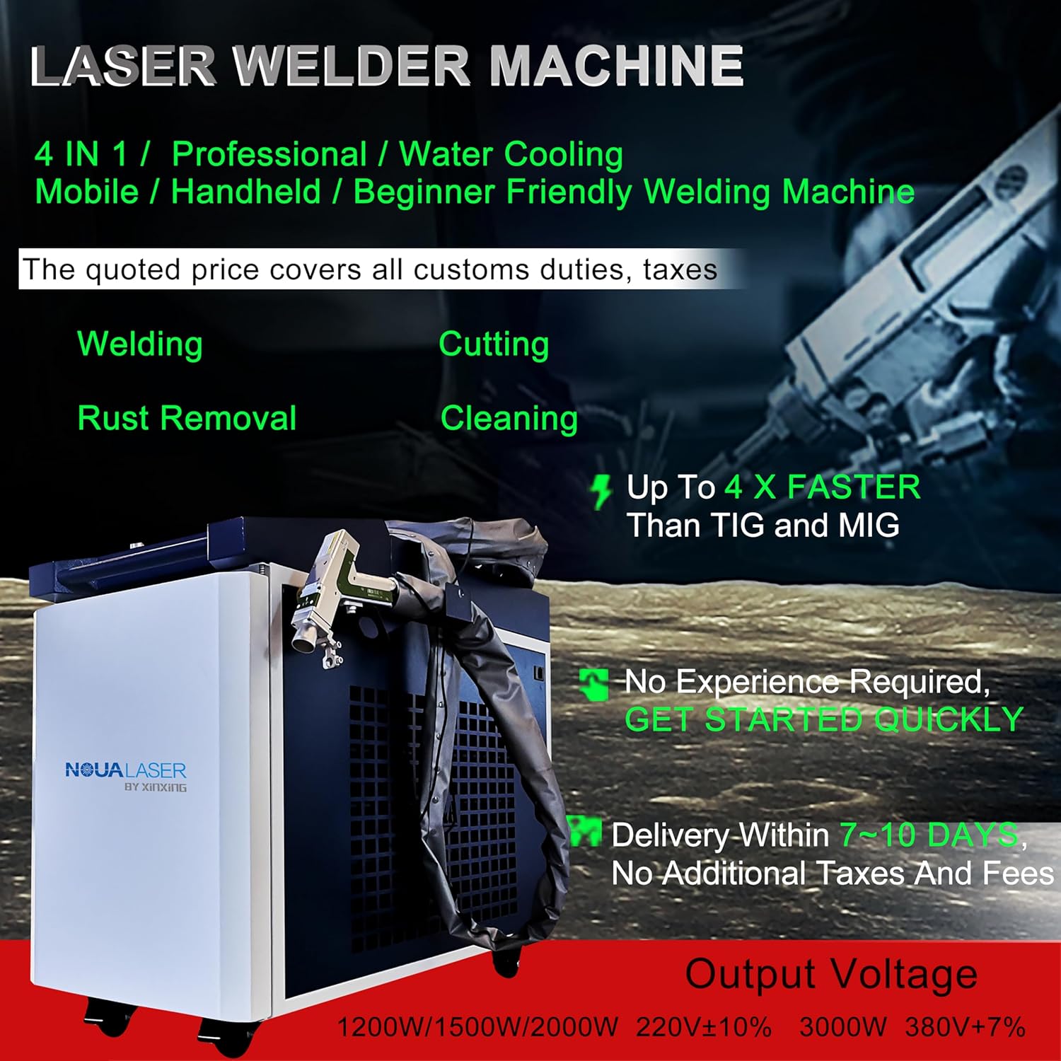 buy 4 in 1 laser welder,4 in 1 laser welder worth buying,best laser welding machine,4 in 1 laser welder pros cons,should I buy a 4 in 1 laser welder,4 in 1 laser welder vs alternatives unboxing and complete package contents