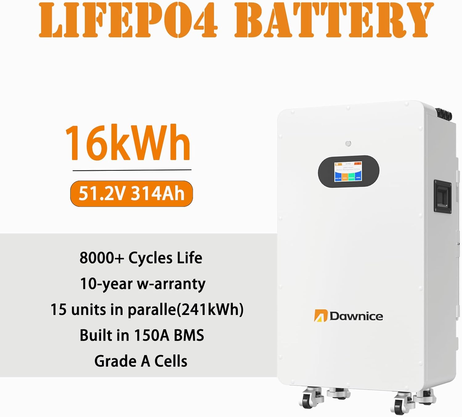 Step-by-step guide for buy 51.2V 314Ah LiFePO4 solar battery,should I buy 16kWh lithium solar battery,51.2V 314Ah battery pros cons,best LiFePO4 battery for home backup,off-grid inverter battery worth buying,10KW inverter vs alternatives - complete tutorial