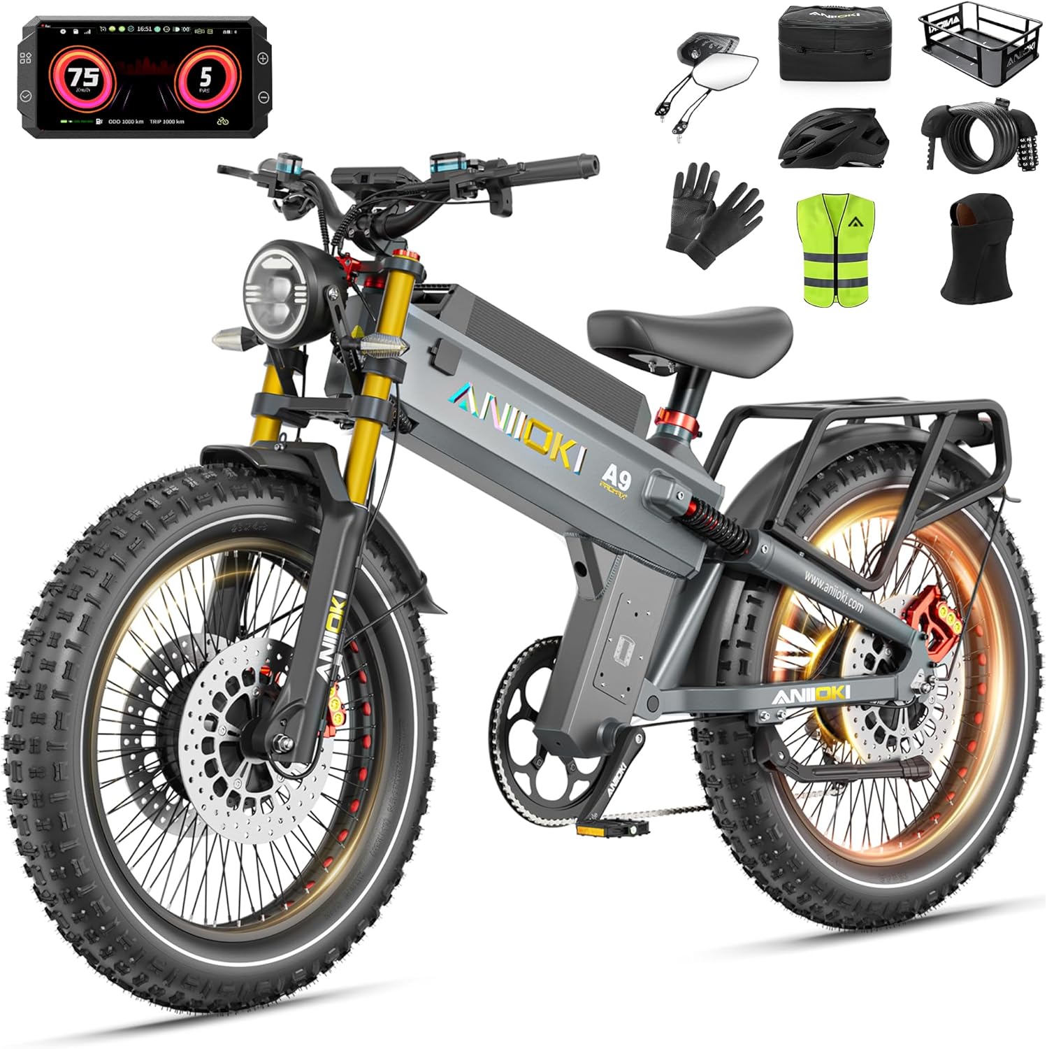 buy ANIIOKIBIKE 60V electric bike,should I buy ANIIOKIBIKE 60V electric bike,ANIIOKIBIKE electric bike worth buying,best long range electric bike 2024,ANIIOKIBIKE A9 Pro Max pros cons,ANIIOKIBIKE vs alternative dual motor ebike - detailed features and technical specifications