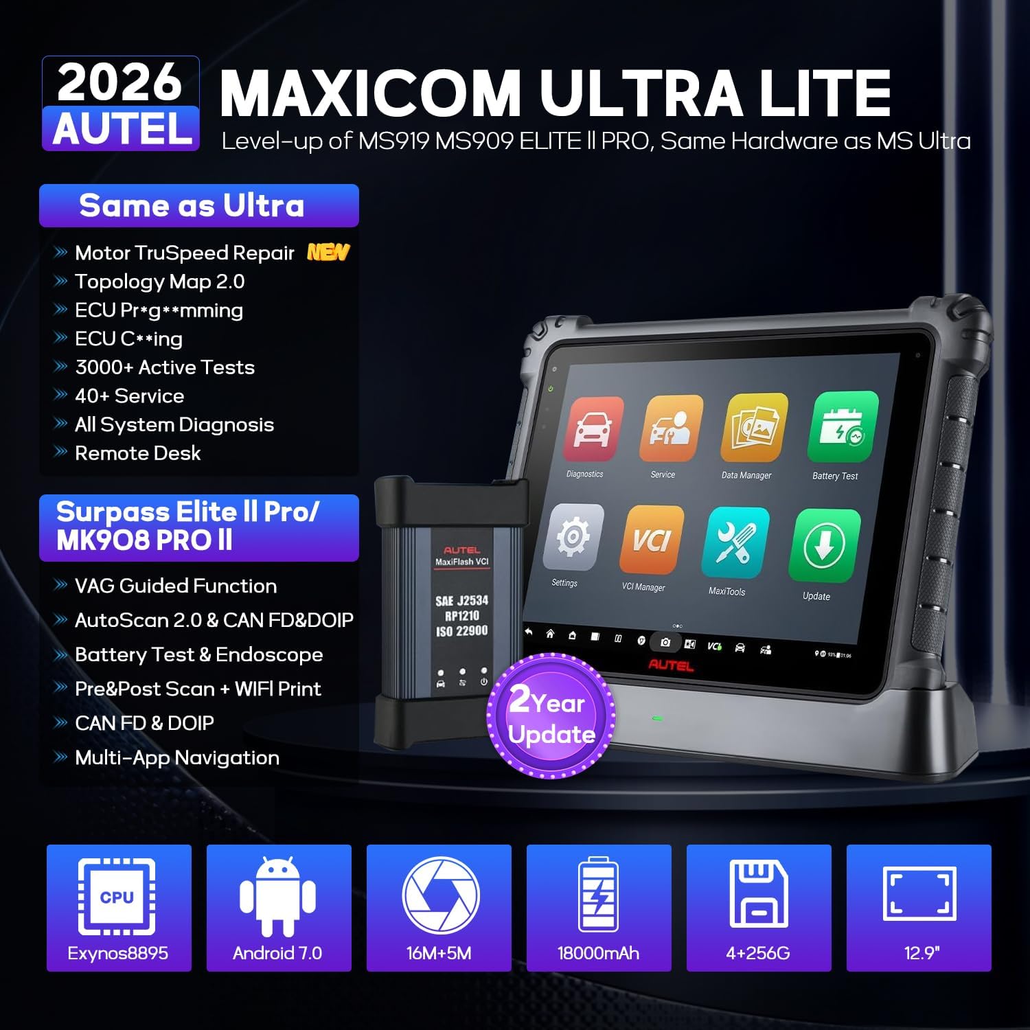 buy Autel MaxiSys Ultra Lite,Autel Ultra Lite vs MS909,Autel Ultra Lite pros cons,should I buy Autel Ultra Lite,best Autel scan tool for shop,Autel Ultra Lite worth buying unboxing and complete package contents