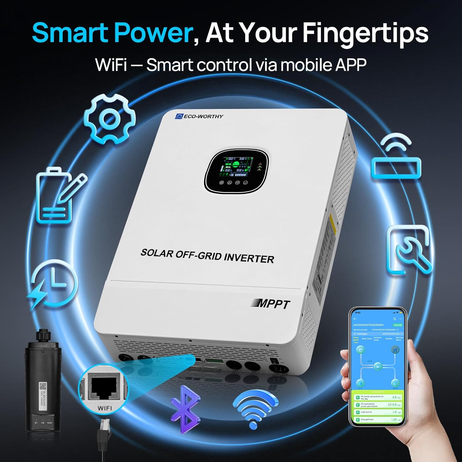 buy ECO-WORTHY 20000W solar inverter,ECO-WORTHY 20000W inverter pros cons,best off-grid solar inverter charger,should I buy ECO-WORTHY inverter,ECO-WORTHY inverter vs alternatives,20000 watt pure sine wave inverter worth buying performance testing and real-world results