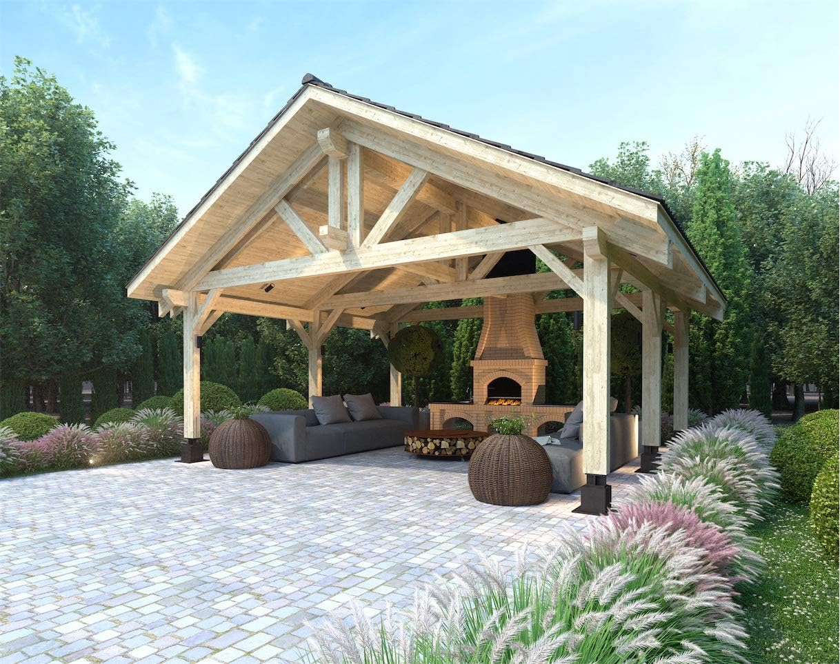 buy ECOHOUSEMART wooden carport,ECOHOUSEMART carport worth buying,best prefabricated carport kit,wooden carport pros and cons,ECOHOUSEMART 20x22 carport honest,should I buy a GLT carport performance testing and real-world results