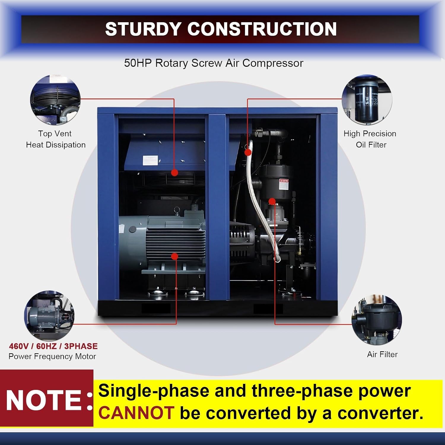 Step-by-step guide for buy FURNLUX 50HP air compressor,50HP rotary screw compressor worth it,FURNLUX 50HP pros cons,best industrial 50HP air compressor,FURNLUX 219CFM compressor honest,should I buy a 50HP fixed speed compressor - complete tutorial