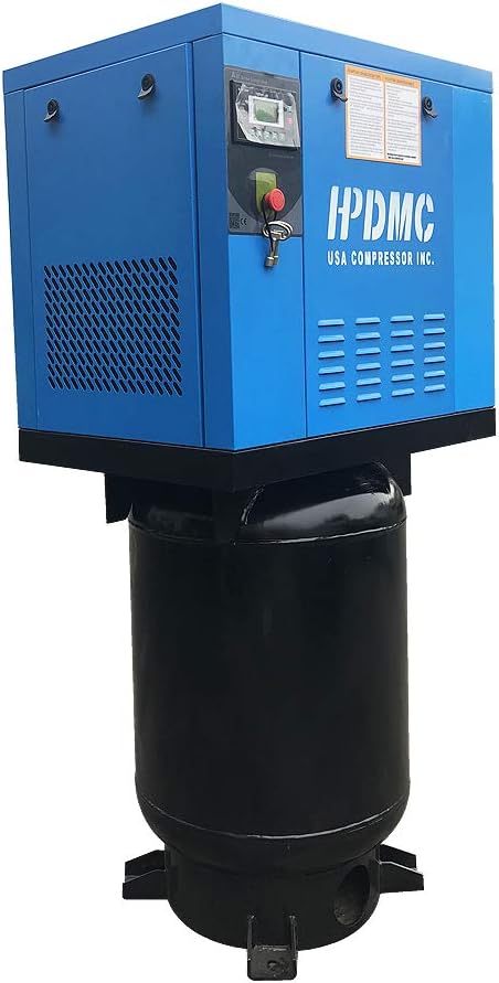 buy HPDMC rotary screw air compressor,best rotary screw air compressor for workshop,HPDMC air compressor pros cons,7.5KW rotary screw compressor worth buying,HPDMC vs piston air compressor,should I buy a rotary screw air compressor unboxing and complete package contents