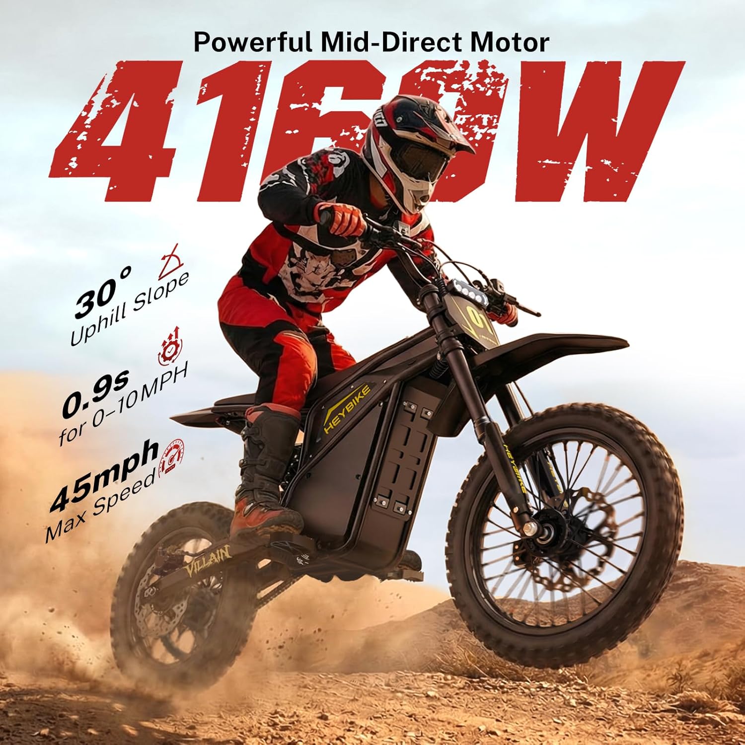 buy Heybike Villain electric dirt bike,Heybike Villain vs competitors,Heybike Villain pros cons,Heybike Villain worth buying,is Heybike Villain good for teens,best electric dirt bike for off road unboxing and complete package contents