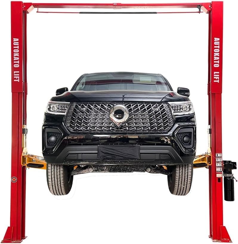 buy KATOOL two post lift,KATOOL 12000lb lift pros cons,should I buy a two post car lift,best two post lift for garage,KATOOL M120 lift worth buying,two post lift vs scissor lift unboxing and complete package contents