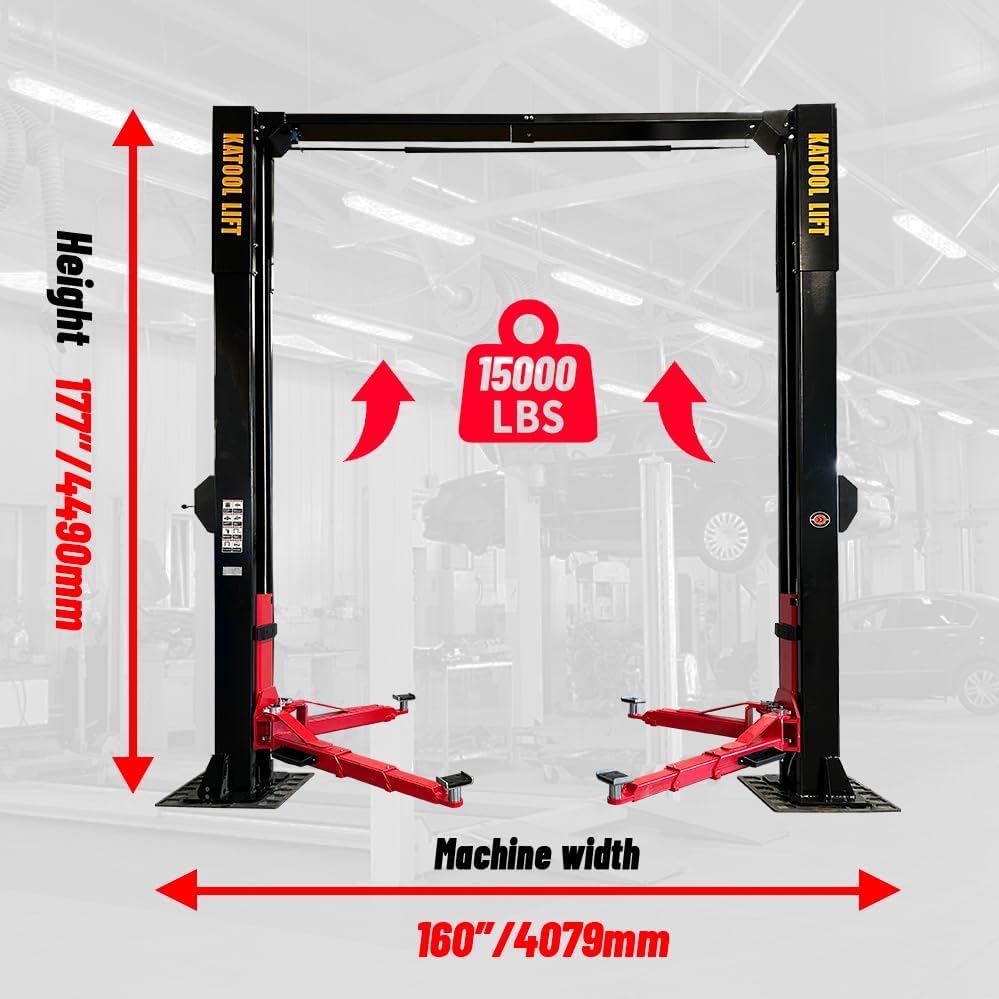 buy KT-M150D car lift,KT-M150D worth buying,best 15000lb two post lift,KT-M150D pros cons,AUTOKATO lift honest,should I buy KT-M150D unboxing and complete package contents