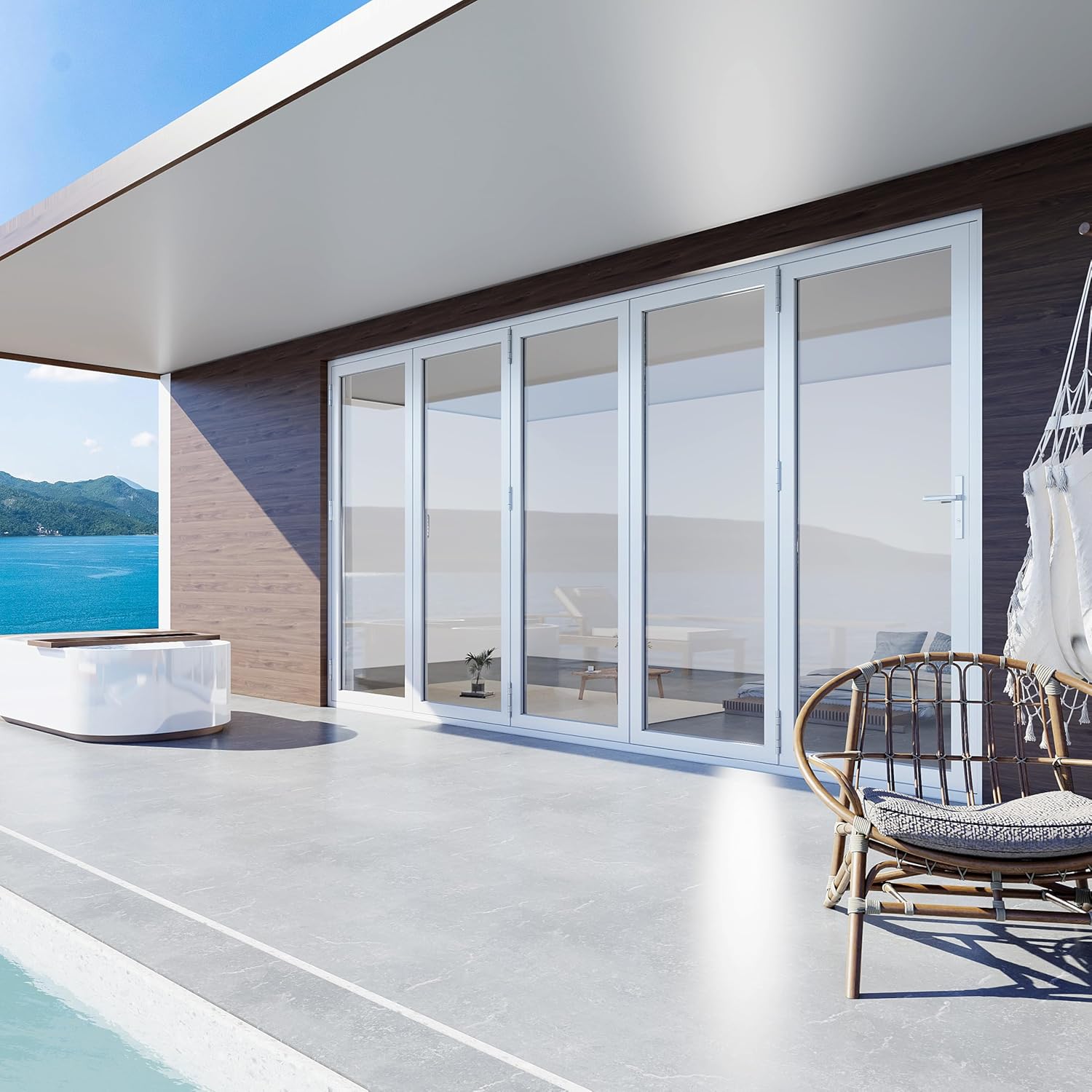 Unboxing the KaMic aluminum door, showing all components and hardware for assembly