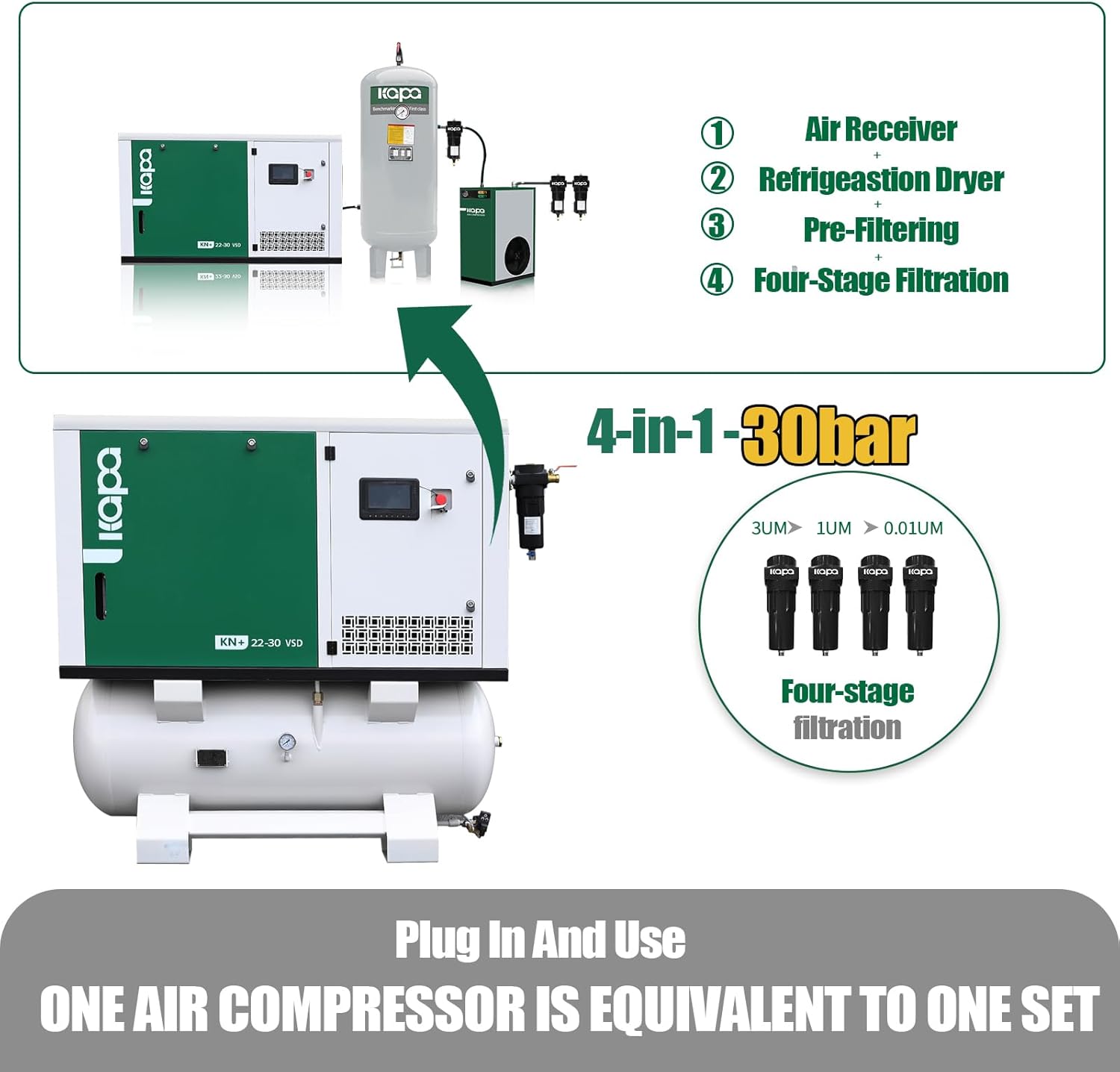 Step-by-step guide for buy Kapa 30HP rotary screw compressor,should I buy a 30HP air compressor,Kapa 30HP compressor pros cons,30HP rotary screw compressor worth buying,best 30HP industrial air compressor,Kapa 30HP vs alternatives - complete tutorial