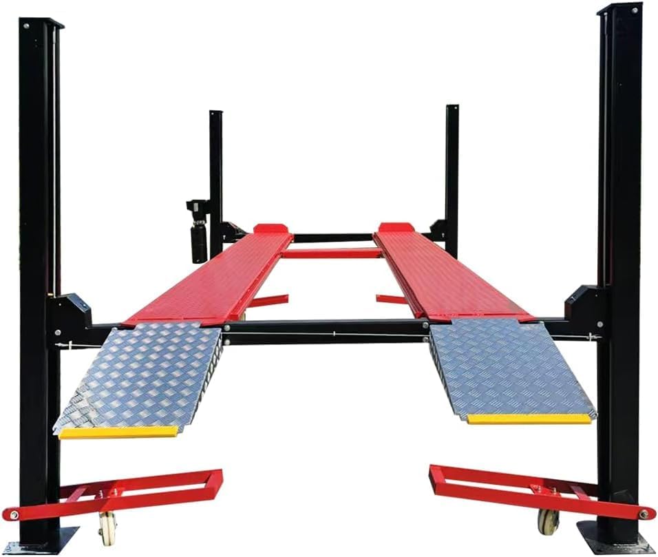 buy Katrax 9500lb four post lift,Katrax four post lift worth it,best 9500lb parking lift for garage,Katrax 4 post lift pros cons,should I buy Katrax lift,four post lift vs scissor lift - detailed features and technical specifications