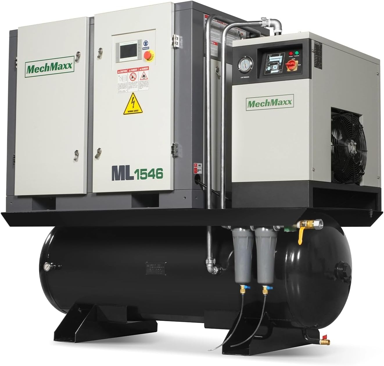 buy MechMaxx 15HP air compressor,MechMaxx ML1546 worth buying,MechMaxx 15HP rotary screw pros cons,best industrial rotary screw compressor,MechMaxx vs Kaeser,should I buy a MechMaxx compressor - detailed features and technical specifications