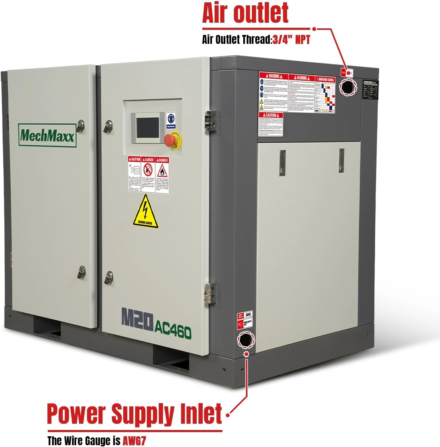 buy MechMaxx 20HP rotary screw air compressor,MechMaxx 20HP air compressor pros cons,best rotary screw air compressor 78 CFM,MechMaxx vs Ingersoll Rand air compressor,20 HP rotary screw air compressor worth buying,should I buy a MechMaxx air compressor unboxing and complete package contents