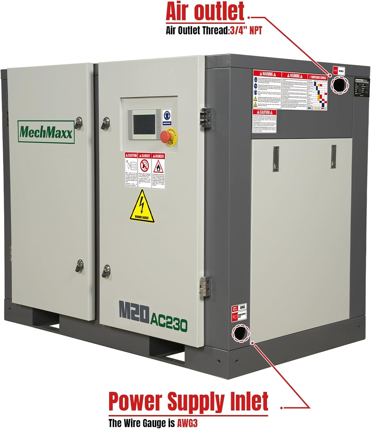 buy MechMaxx 20HP rotary screw air compressor,MechMaxx air compressor pros cons,best industrial rotary screw air compressor,should I buy a 20HP air compressor,MechMaxx vs Ingersoll Rand rotary screw,20HP rotary screw air compressor worth buying unboxing and complete package contents