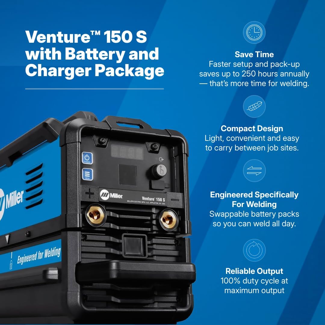 Step-by-step guide for buy Miller Venture 150 S welder,should I buy Miller Venture 150 S,Miller Venture 150 S vs alternatives,Venture 150 S pros cons,Miller Venture 150 S worth buying,best battery powered stick welder - complete tutorial