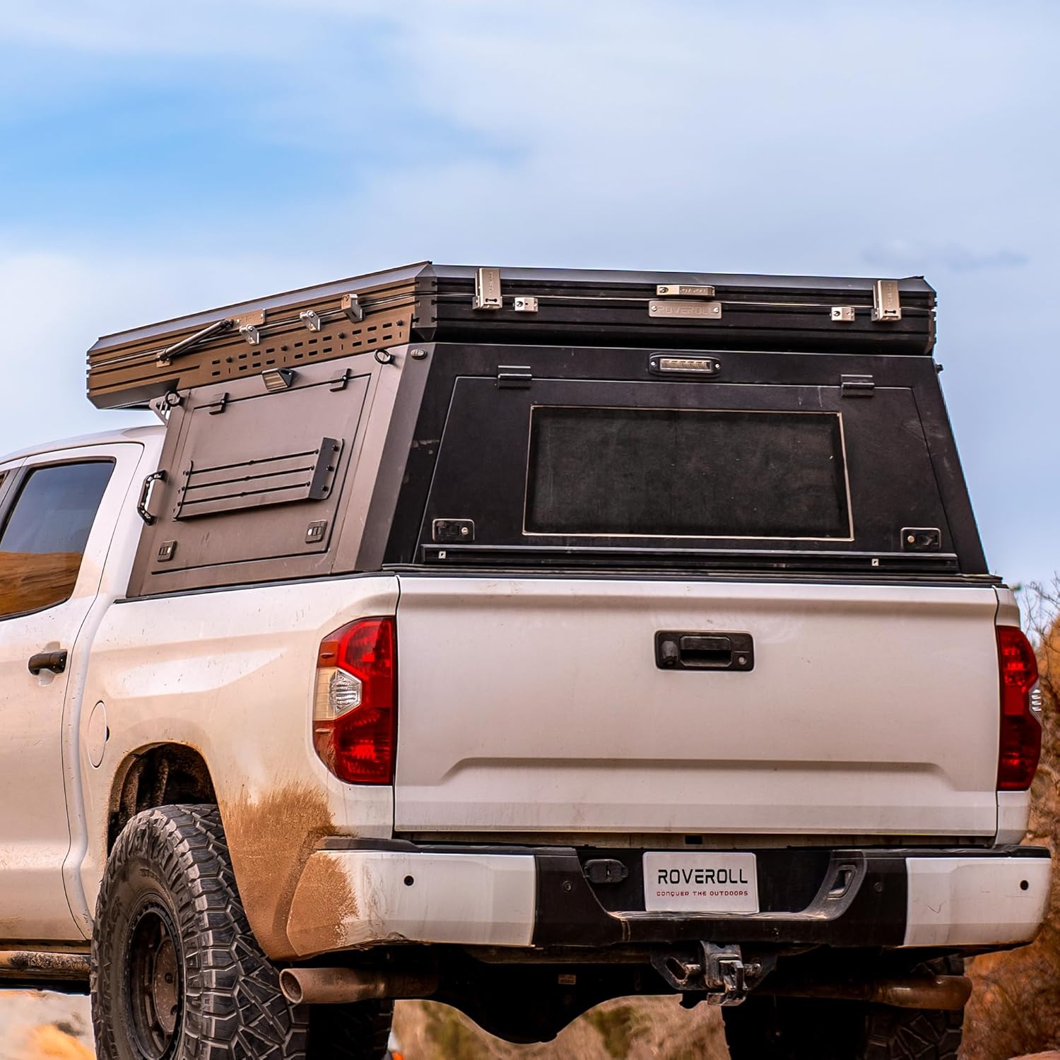 buy ROVEROLL truck canopy tent,ROVEROLL truck tent worth buying,best truck camper shell with tent,ROVEROLL canopy tent pros cons,should I buy ROVEROLL truck tent,ROVEROLL vs other truck canopy tents unboxing and complete package contents