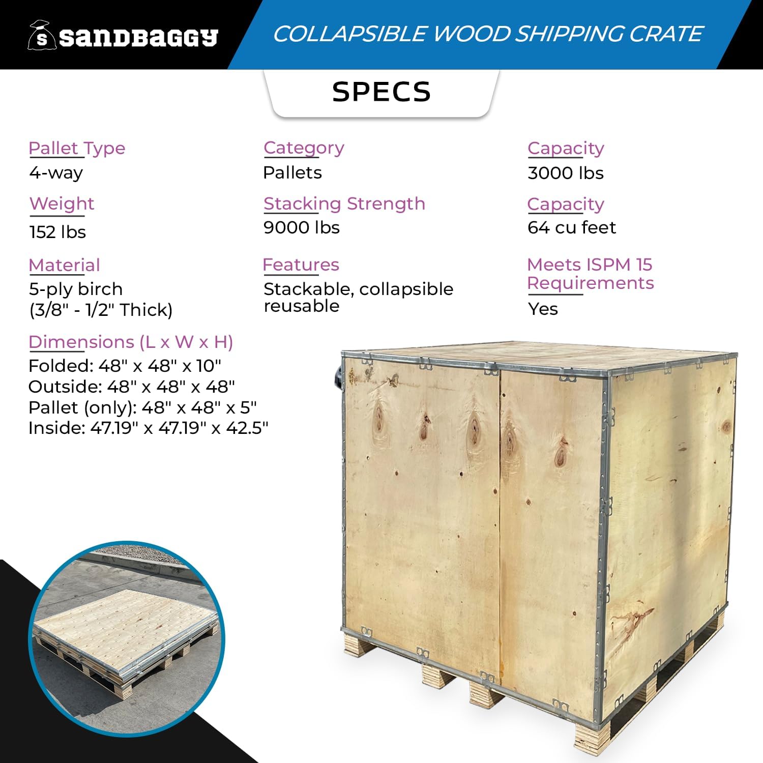 buy Sandbaggy collapsible shipping crate,Sandbaggy crate worth buying,best collapsible wood shipping crate,Sandbaggy crate pros cons,collapsible shipping crate vs alternatives,should I buy Sandbaggy shipping crate unboxing and complete package contents