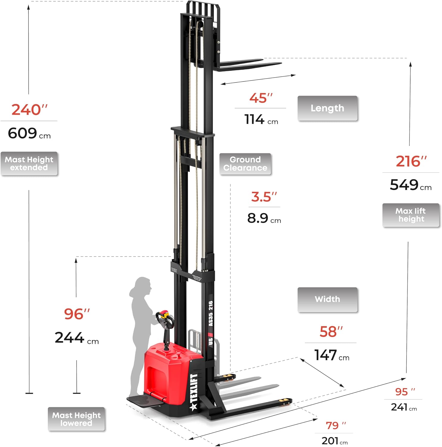buy TEXLIFT electric pallet stacker,TEXLIFT US-AS35 worth buying,best electric walkie stacker,TEXLIFT pallet stacker pros cons,electric pallet stacker vs alternatives,should I buy a TEXLIFT stacker unboxing and complete package contents