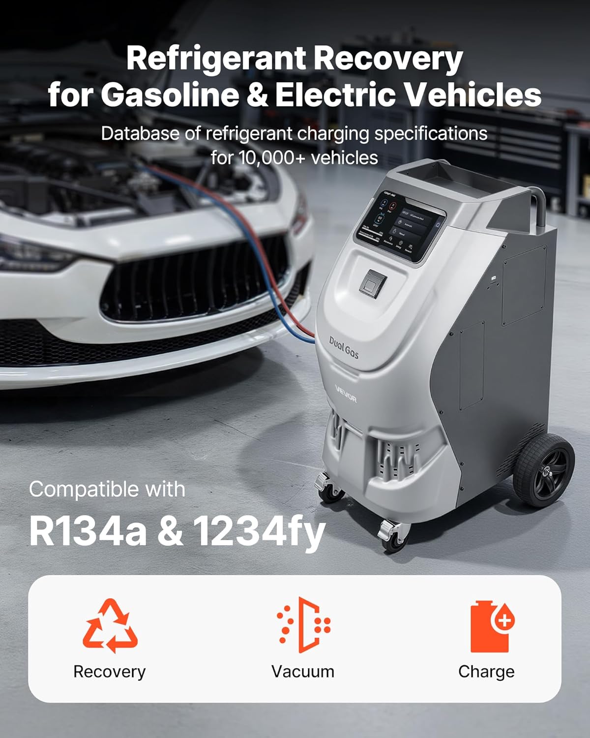 buy VEVOR refrigerant recovery machine,VEVOR refrigerant recovery machine pros cons,best refrigerant recovery machine for R134a,VEVOR vs other AC recovery machines,should I buy VEVOR refrigerant machine,VEVOR automatic A/C recovery machine features unboxing and complete package contents