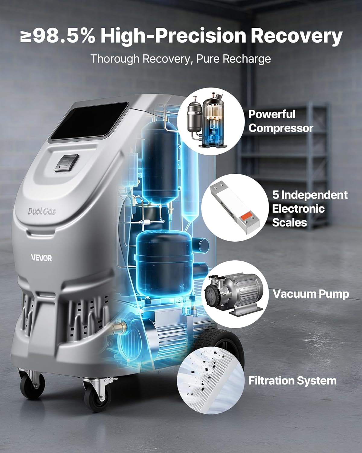 buy VEVOR refrigerant recovery machine,VEVOR refrigerant recovery machine pros cons,best refrigerant recovery machine for R134a,VEVOR vs other AC recovery machines,should I buy VEVOR refrigerant machine,VEVOR automatic A/C recovery machine features performance testing and real-world results
