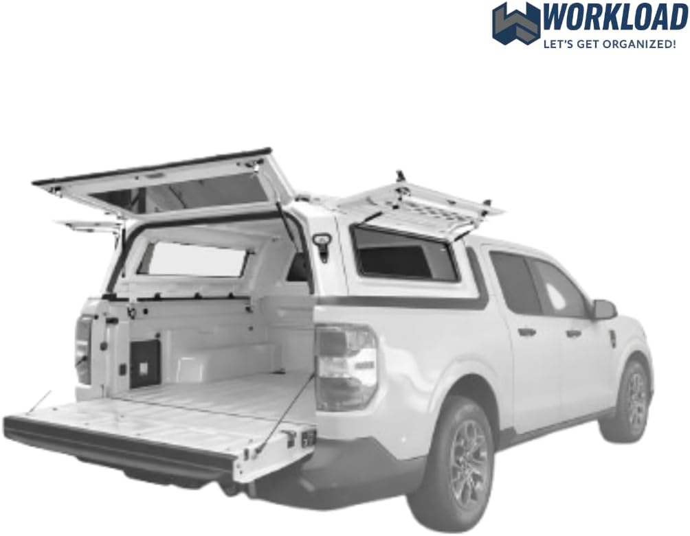 buy WorkLoad ProTech aluminum truck topper,best truck topper for Ford Maverick,WorkLoad truck cap pros cons,aluminum truck bed cap worth buying,Ford Maverick topper vs alternative,should I buy WorkLoad truck topper unboxing and complete package contents