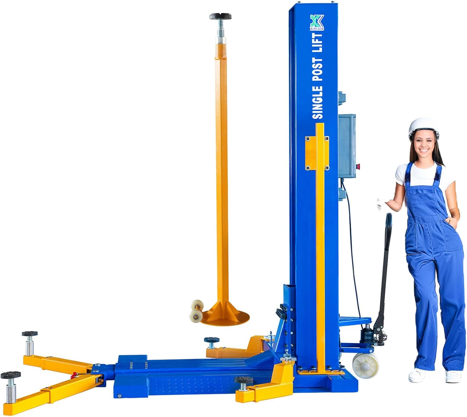 buy XK-6200 mobile single post lift,best mobile single post lift for SUV,XK-6200 single post lift pros cons,electro-lock car lift worth buying,XK-6200 vs two post lift,should I buy XK-6200 lift performance testing and real-world results