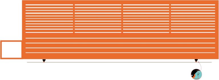 Image 1 of buy aluminum sliding driveway gate