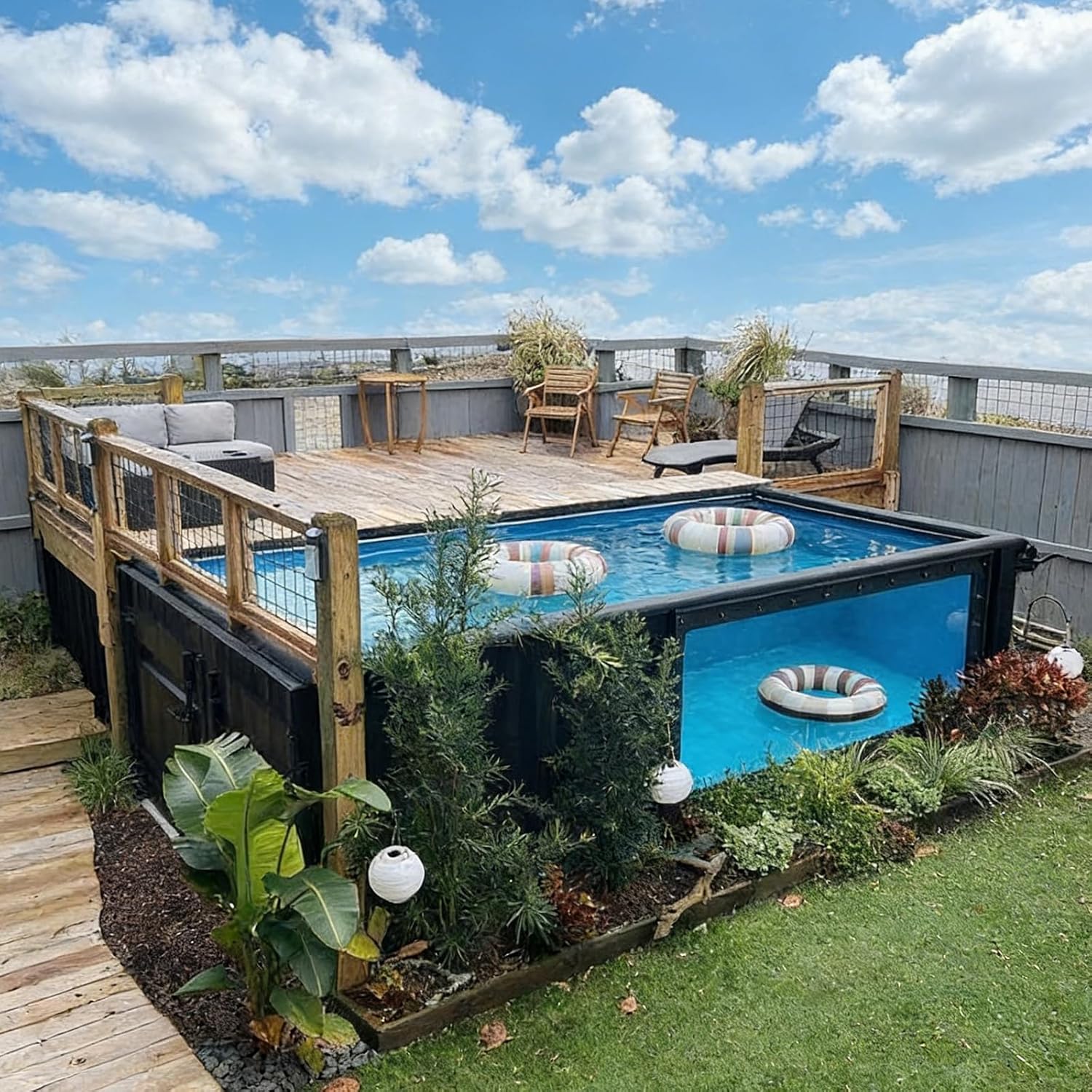 buy container swimming pool,should I buy a container pool,container pool pros cons,container swimming pool worth buying,best prefab outdoor pool,container pool vs traditional pool - detailed features and technical specifications