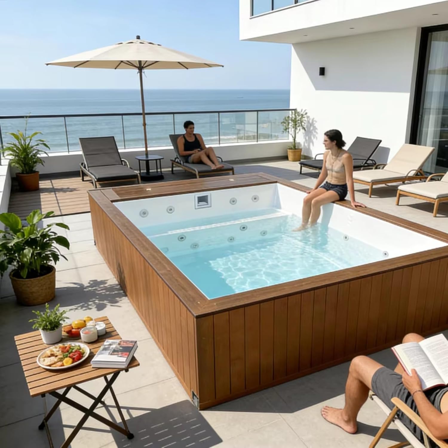 buy container swimming pool,container pool worth buying,best fiberglass plunge pool,container swimming pool pros cons,prefab pool vs concrete,should I get a container pool - detailed features and technical specifications