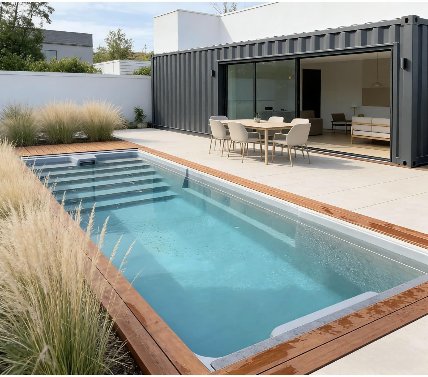 buy container swimming pool,container pool worth buying,best above ground pool,container pool pros cons,container pool vs traditional pool,should I buy a container pool - detailed features and technical specifications