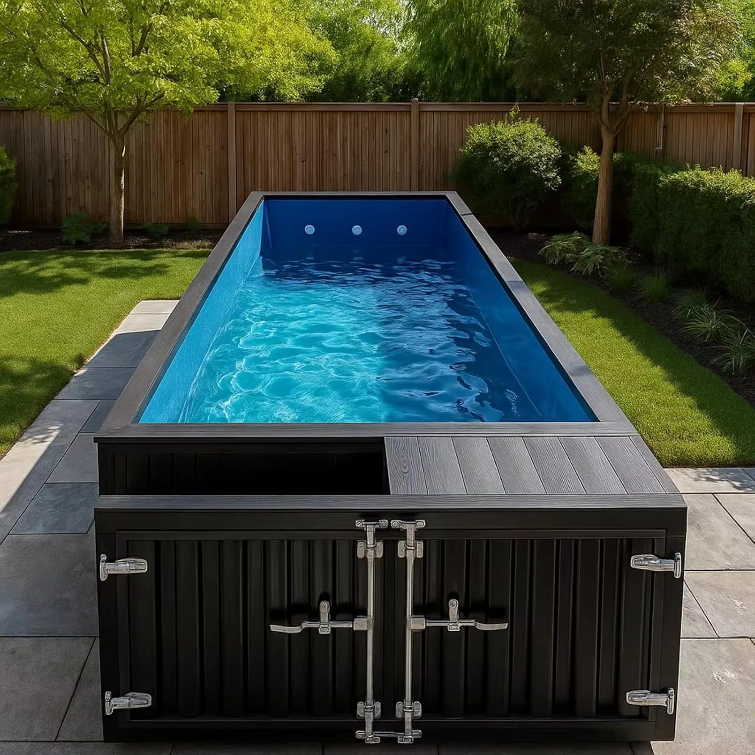 buy container swimming pool,container swimming pool worth it,best prefabricated swimming pool,container pool pros cons,modular swimming pool vs inground,should I buy a container pool - detailed features and technical specifications