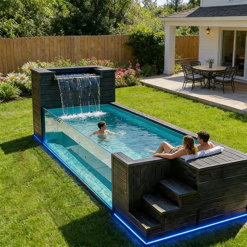 buy container swimming pool,container pool worth buying,best prefab container pool,container swimming pool pros cons,should I buy a container pool,container pool vs traditional pool unboxing and complete package contents