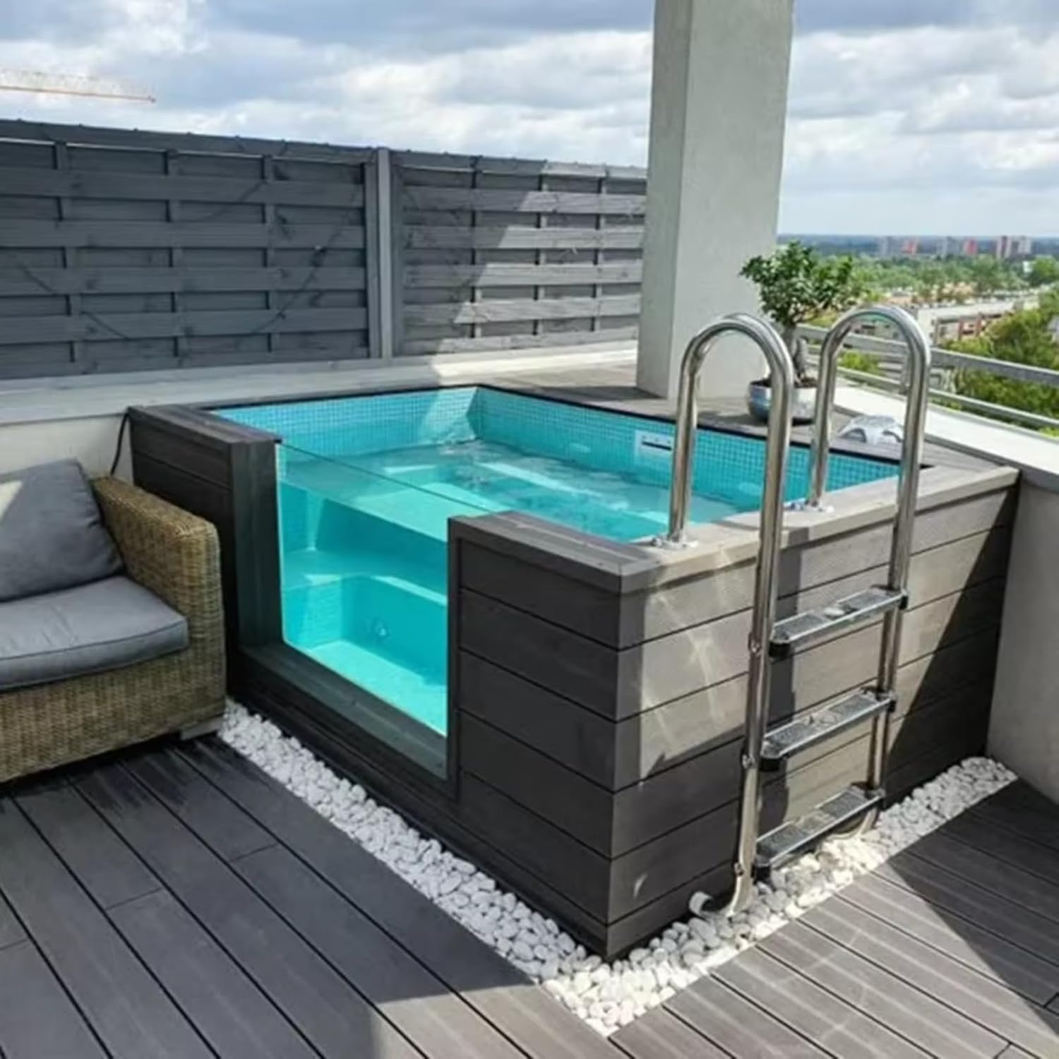 buy container swimming pool,container pool worth buying,best above ground fiberglass pool,container swimming pool pros cons,should I buy a container pool,container pool vs traditional pool unboxing and complete package contents