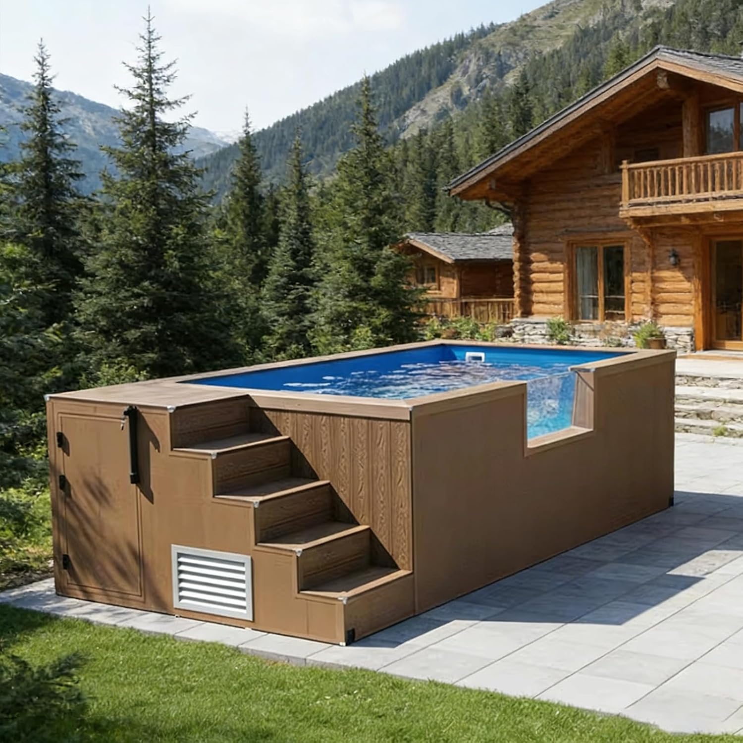buy container swimming pool,container swimming pool worth it,container pool pros cons,best heated container pool,container swimming pool vs traditional,should I buy a container pool unboxing and complete package contents