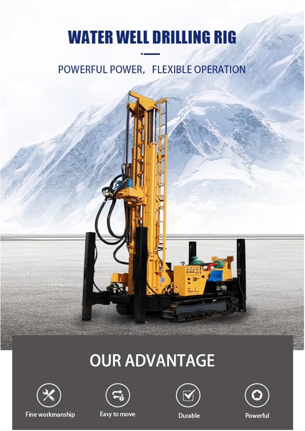 buy crawler water well drilling rig,crawler water well drill worth buying,best crawler borehole drilling rig,hydraulic pneumatic drill pros cons,crawler drill vs alternatives,should I buy a 300m drilling rig unboxing and complete package contents