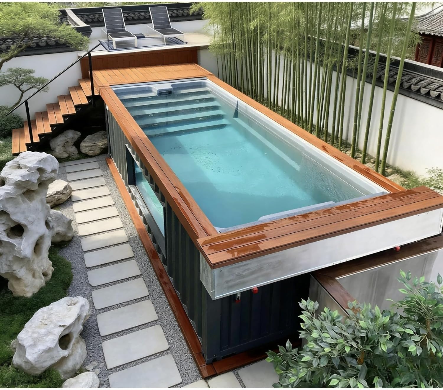 buy custom container swimming pool,container pool worth buying,best above ground pool for backyard,custom container pool pros cons,container pool vs traditional pool,should I buy a container swimming pool - detailed features and technical specifications