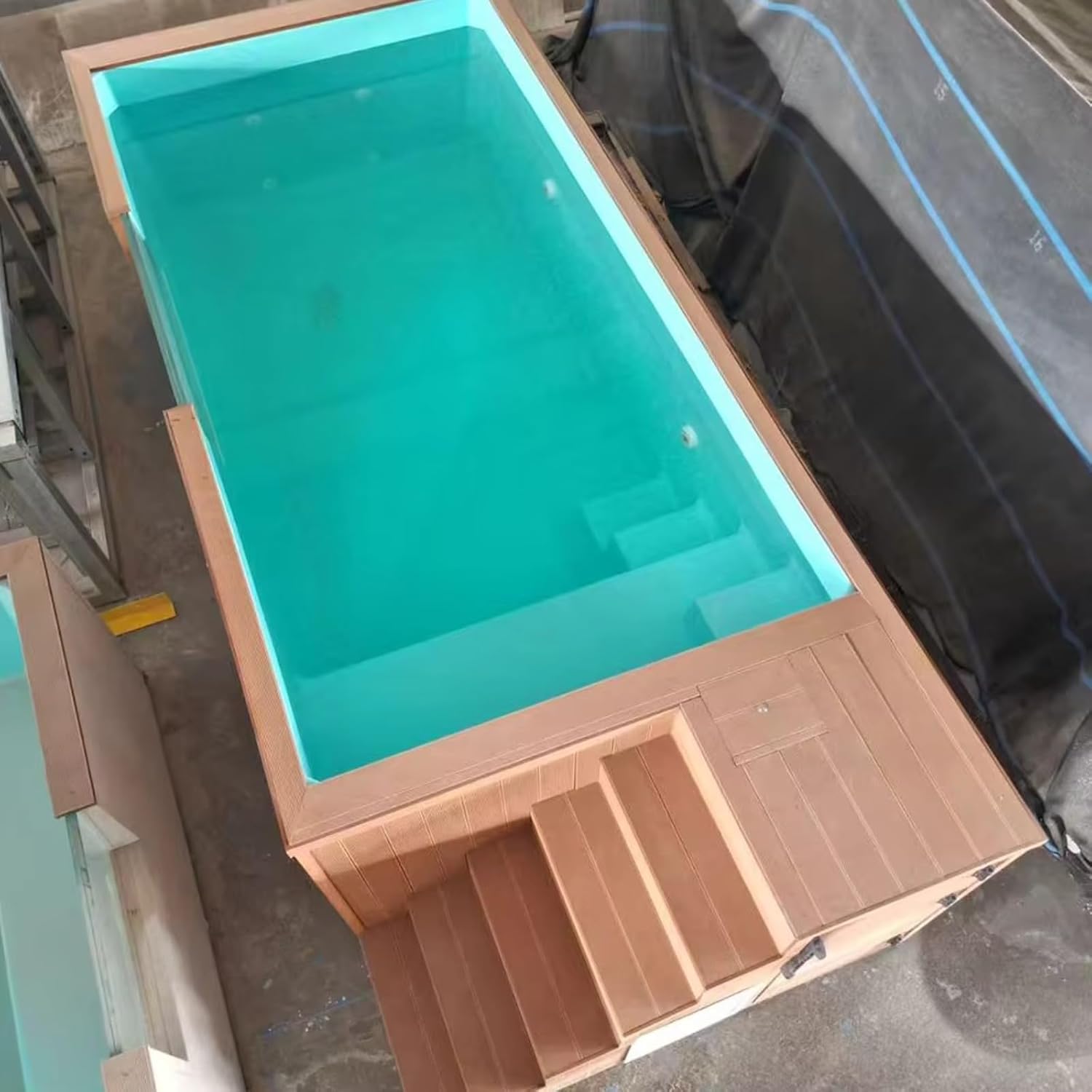 buy fiberglass above ground pool,fiberglass plunge pool worth it,prefab pool shell pros cons,best above ground fiberglass pool,container swimming pool honest,should I buy a fiberglass pool unboxing and complete package contents