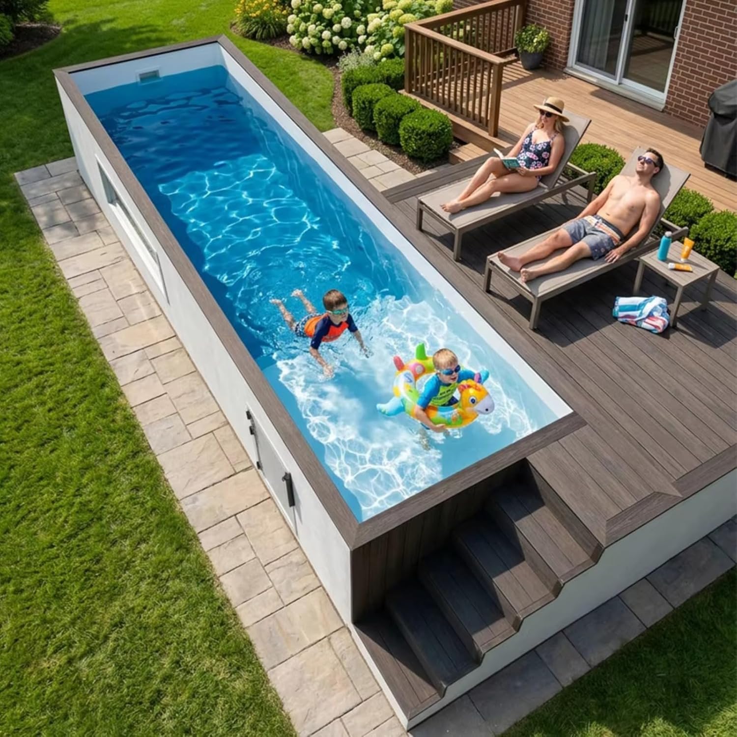 buy fiberglass container pool,fiberglass container pool worth buying,best container swimming pool,fiberglass container pool pros cons,container pool vs traditional pool,should I buy a container pool - detailed features and technical specifications