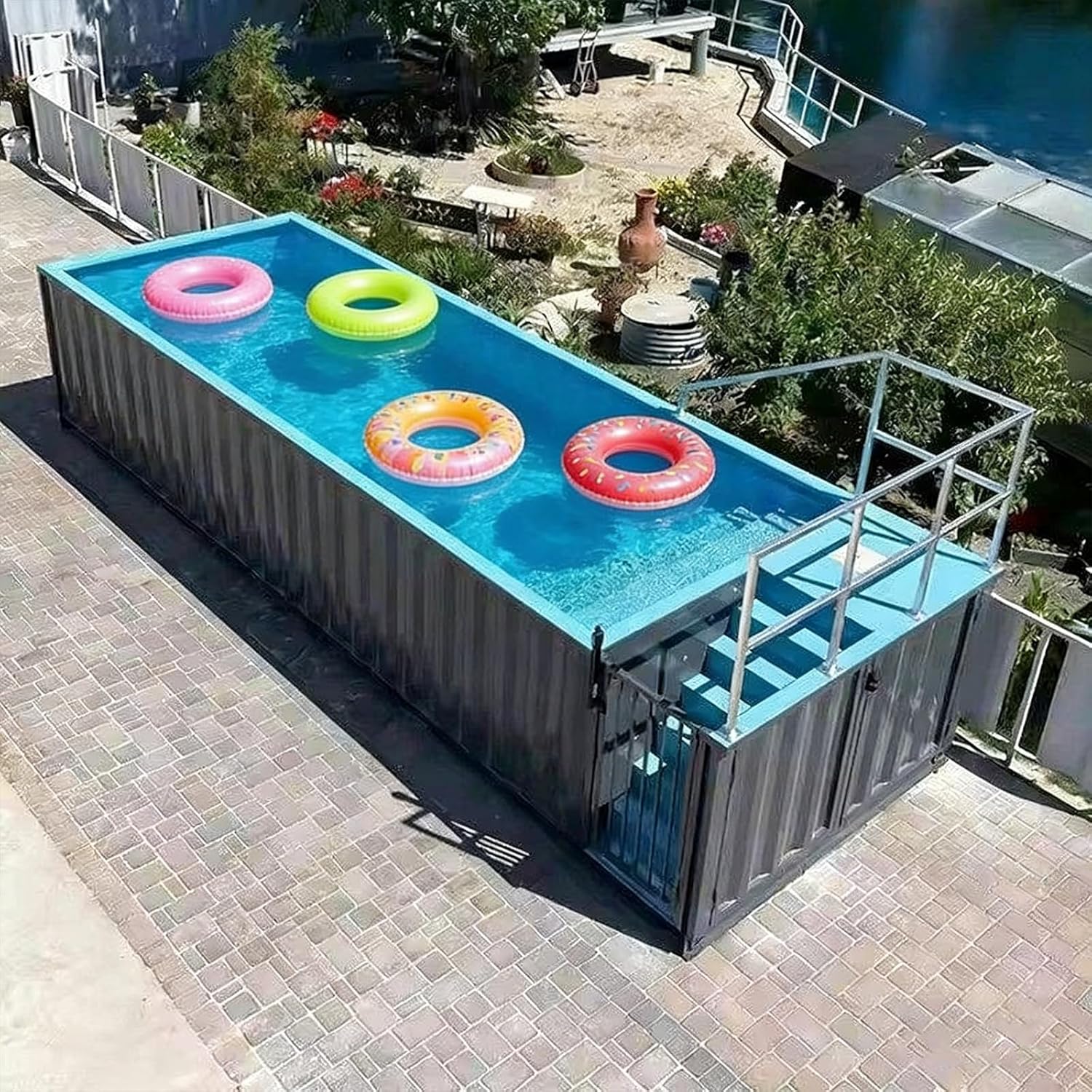 buy luxury fiberglass plunge pool,luxury plunge pool worth it,fiberglass container pool pros cons,best backyard plunge pool,steel frame plunge pool vs alternatives,should I buy a container swimming pool - detailed features and technical specifications