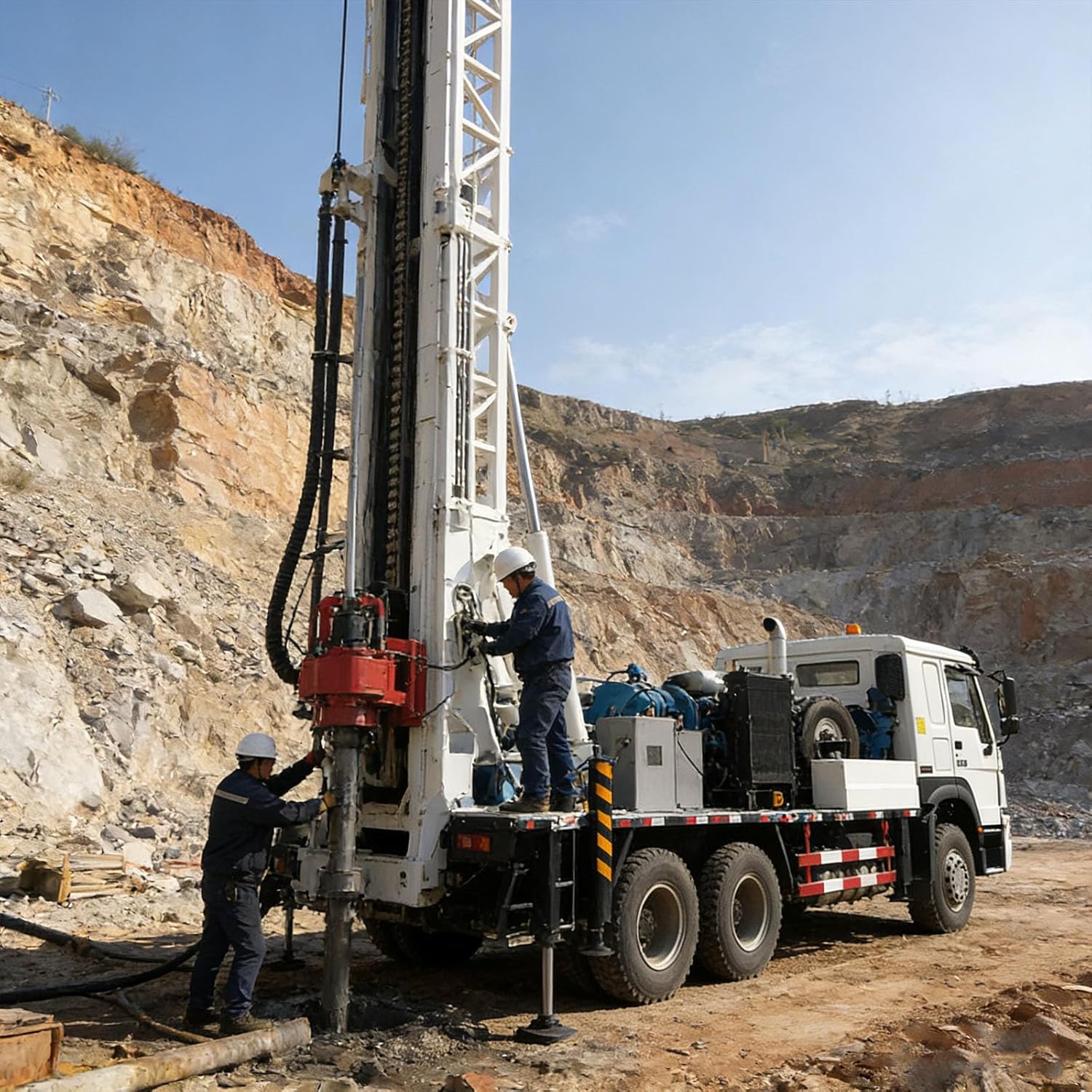 buy mobile hydraulic drilling rig,mobile hydraulic drilling rig worth it,best truck mounted drilling machine,smart pressure control drilling rig pros cons,mobile drilling rig vs alternatives,should I buy a hydraulic drilling rig - detailed features and technical specifications