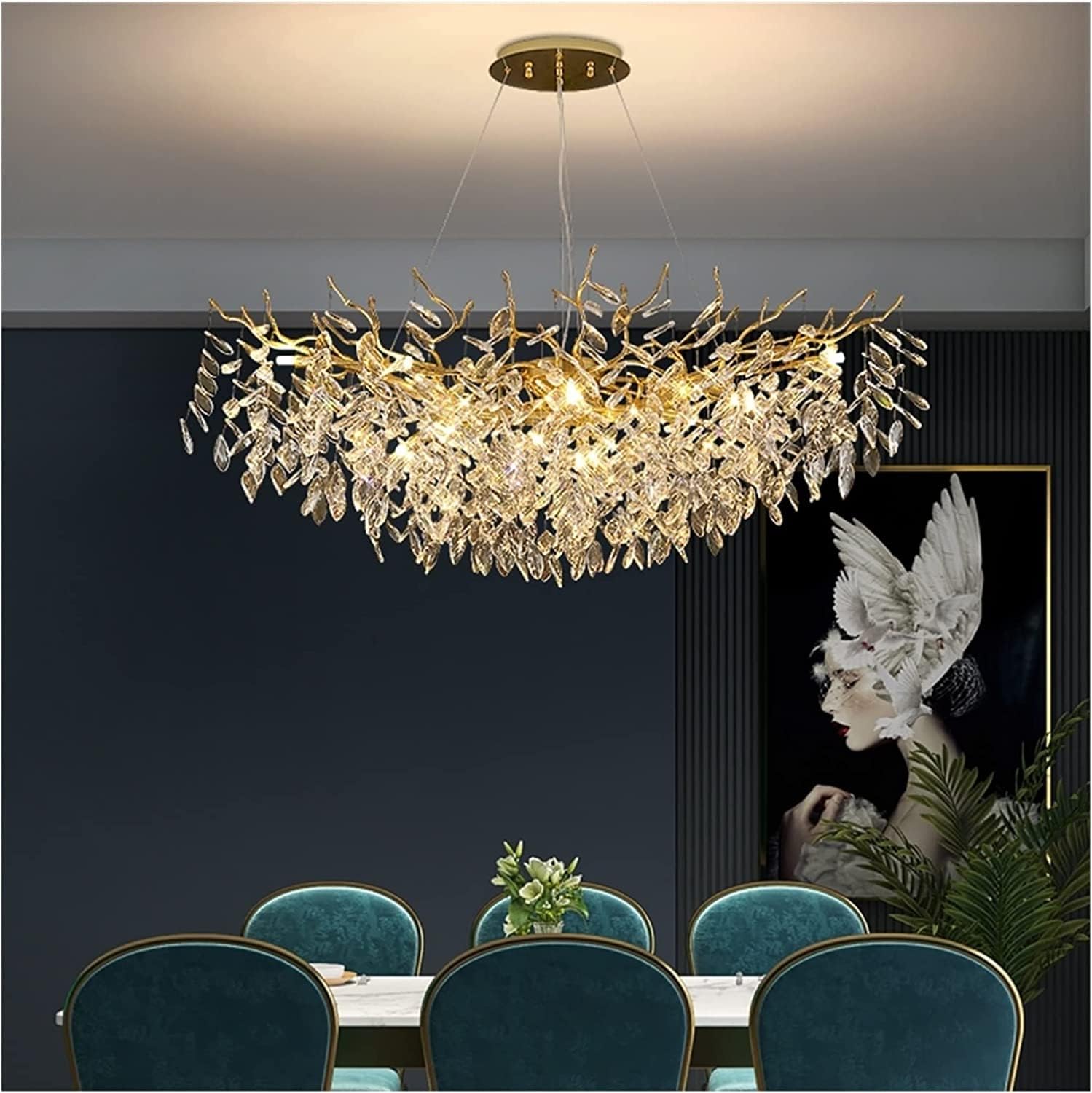 buy modern gold crystal chandelier,modern gold chandelier worth buying,best gold crystal chandelier,gold crystal chandelier pros cons,should I buy a gold crystal chandelier,ZGSXQT chandelier honest - detailed features and technical specifications