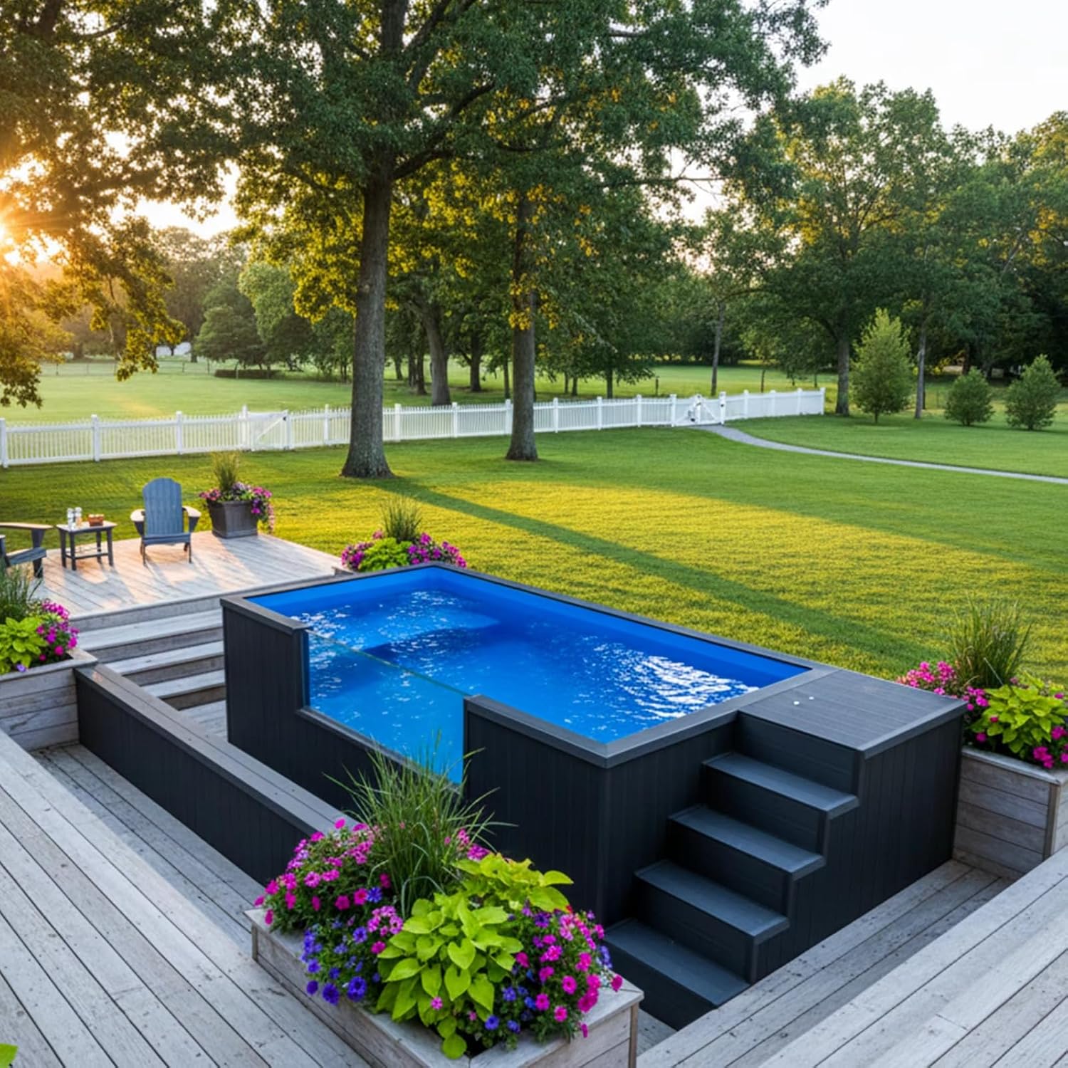buy shipping container pool,shipping container pool worth buying,best container swimming pool,fiberglass container pool pros cons,container pool vs inground pool,should I buy a container pool - detailed features and technical specifications