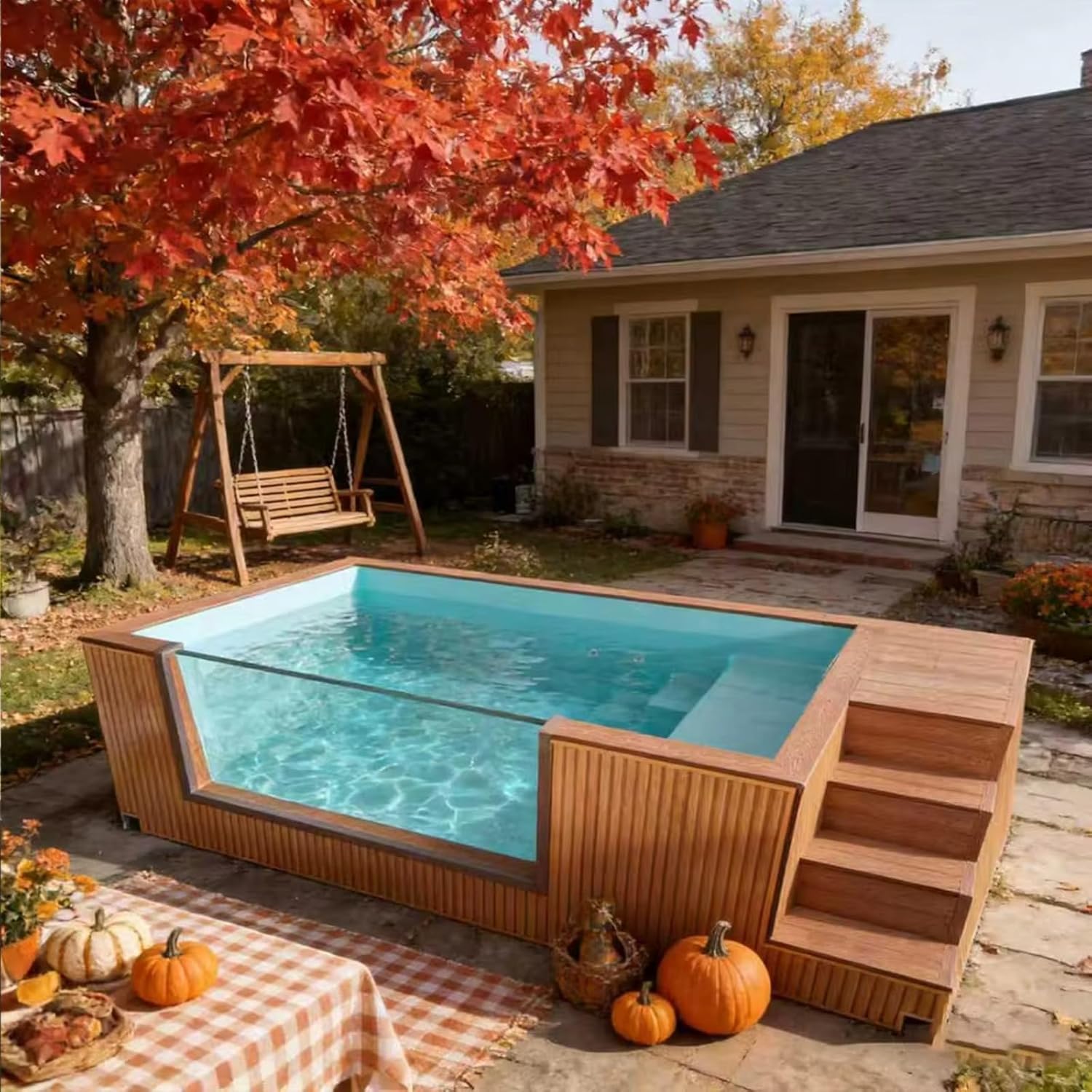 buy shipping container pool,shipping container pool pros cons,shipping container pool worth buying,best fiberglass plunge pool,shipping container pool vs traditional,should I buy a container pool - detailed features and technical specifications