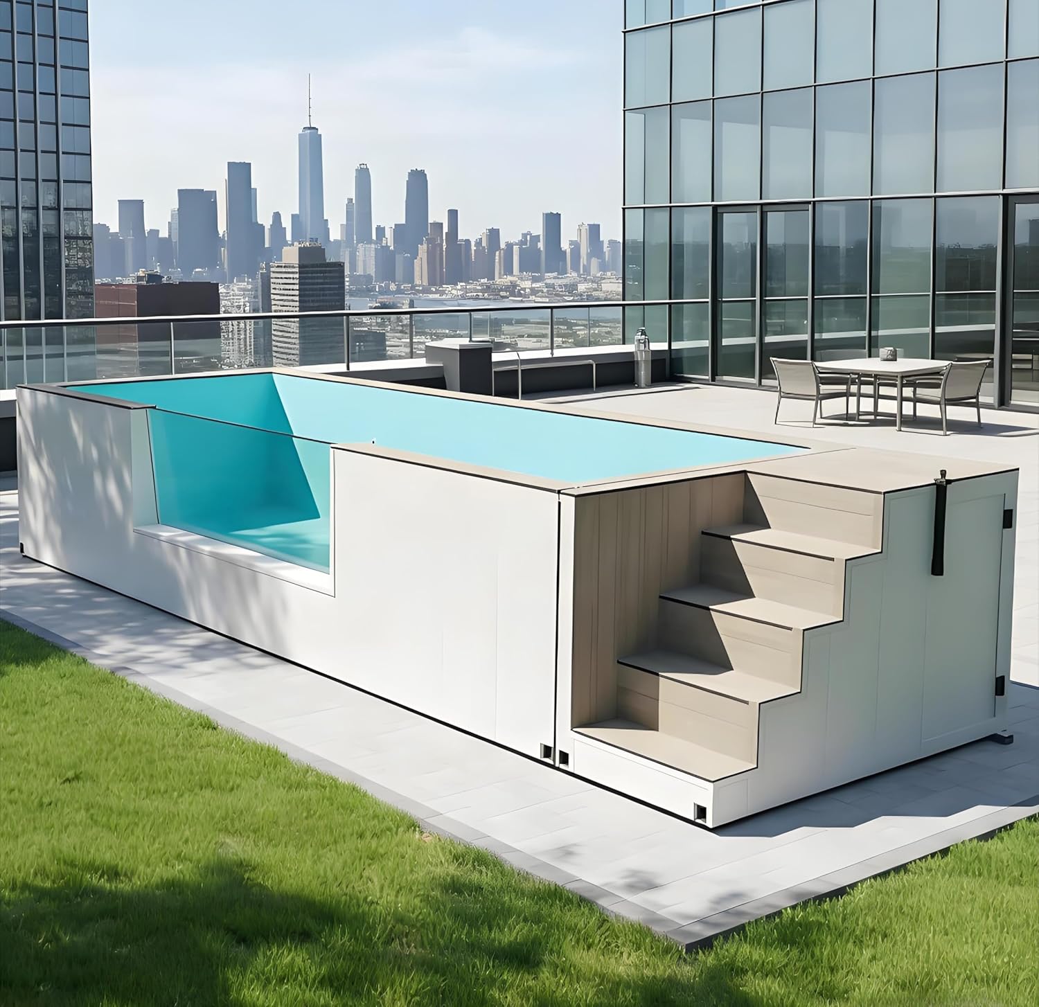 Step-by-step guide for buy shipping container pool,shipping container pool worth it,shipping container pool pros cons,best prefab above ground pool,shipping container pool vs traditional,should I buy a container pool - complete tutorial