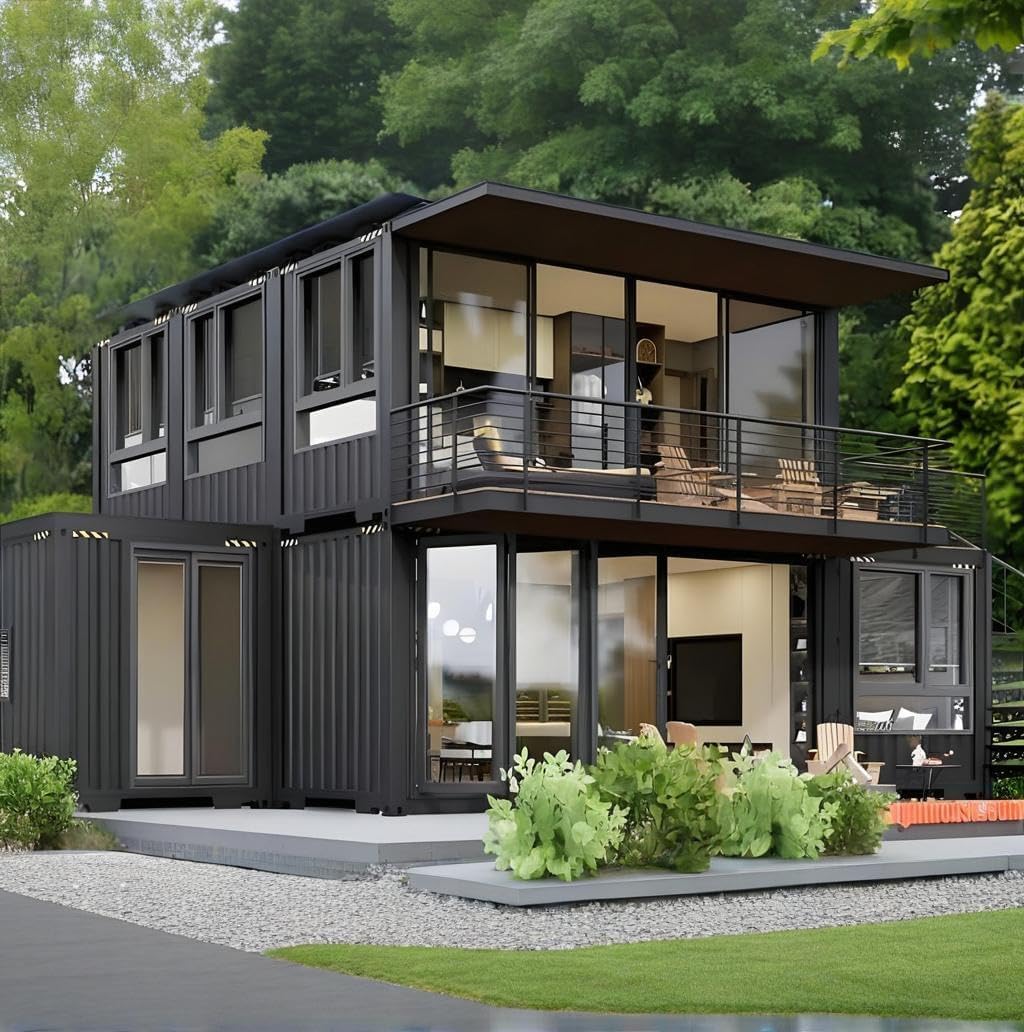 Real-world testing photos of the shipping container restaurant in various conditions, demonstrating durability, temperature control, and customer service flow.