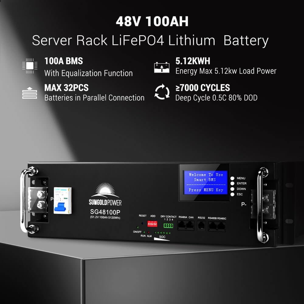 buy sungoldpower sg48100p battery,sungoldpower sg48100p pros cons,sungoldpower 48v 100ah server rack battery worth it,sungoldpower vs deye battery comparison,should i buy sungoldpower lifepo4 battery,best 48v server rack battery for solar unboxing and complete package contents
