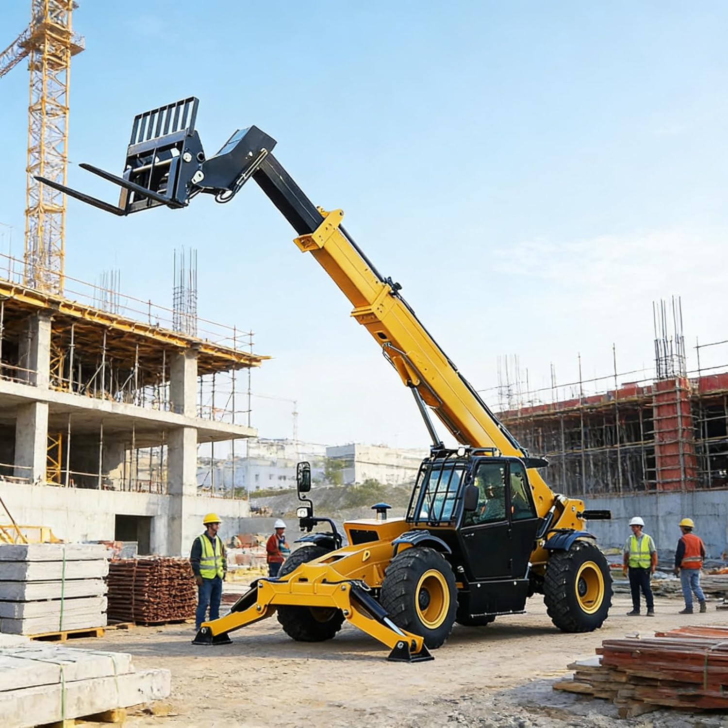 buy telehandler forklift truck,should I buy a telehandler,telehandler vs forklift,telehandler pros cons,telehandler worth buying,best telescopic handler - detailed features and technical specifications