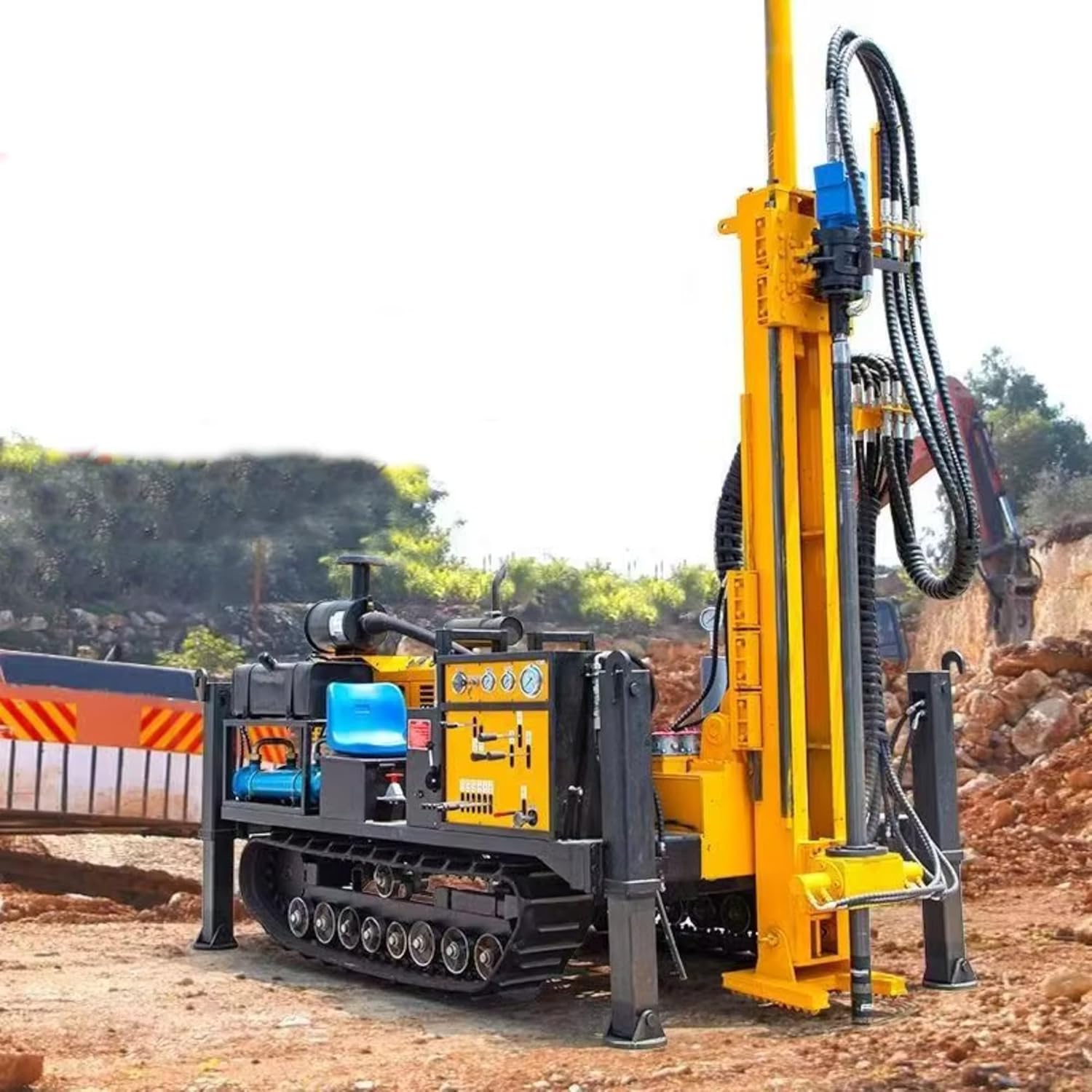buy trailer mounted borehole drilling rig,should I buy a trailer mounted drilling rig,trailer mounted borehole rig vs alternatives,trailer mounted drilling rig pros cons,trailer mounted drilling rig worth buying,best portable groundwater drilling machine unboxing and complete package contents
