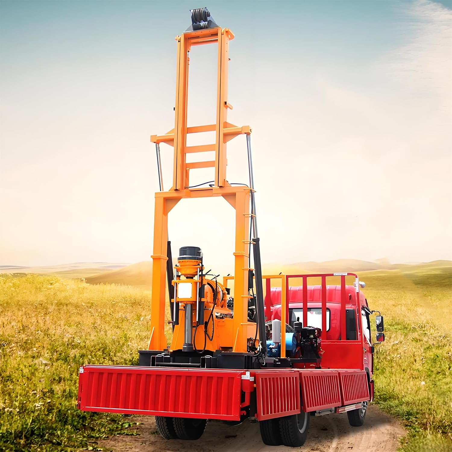 buy truck mounted water well drilling rig,truck mounted drilling rig worth buying,best borehole drilling machine,water well drilling rig pros cons,should I buy a truck mounted drill rig,truck mounted rig vs alternatives unboxing and complete package contents