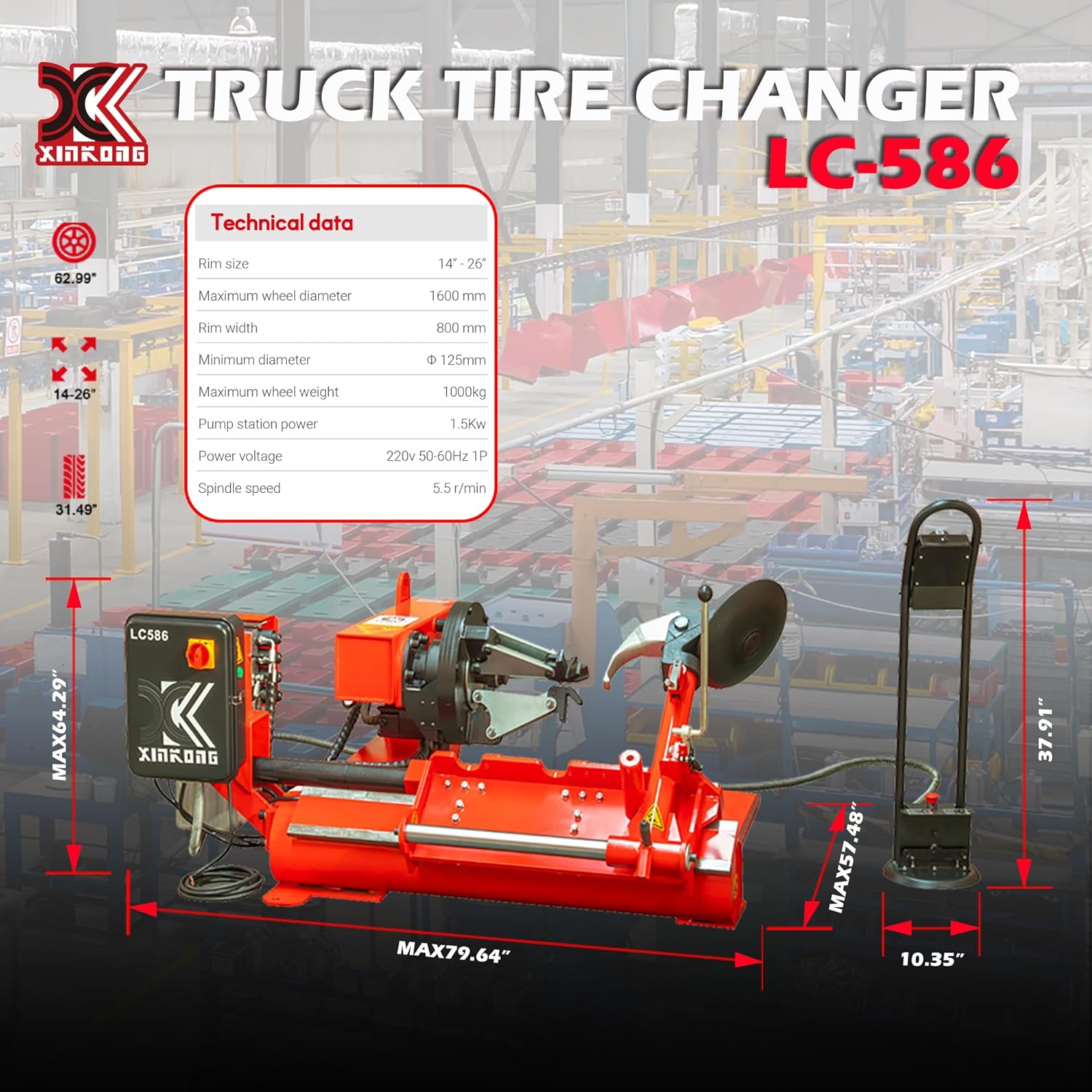 Step-by-step guide for buy xk-586 heavy duty tire changer,xk-586 tire changer for off-road tires,heavy duty tire changer pros cons,best truck tire changer machine,should i buy xk-586 tire changer,xk-586 tire changer vs others - complete tutorial